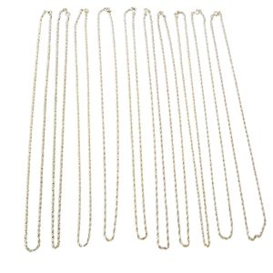 Gold tone NWOT 24 in. Chains Set of 10